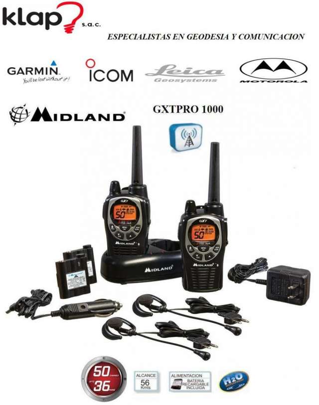 Radio midland walkie talkie 36millas/56km