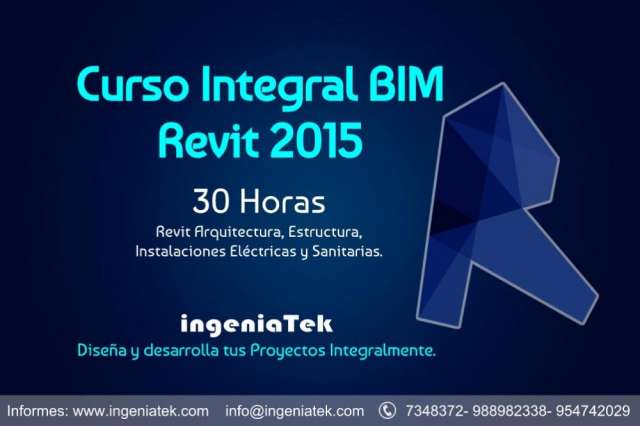 Curso Integral Bim Revit En Lima - Cursos / Clases | 570307