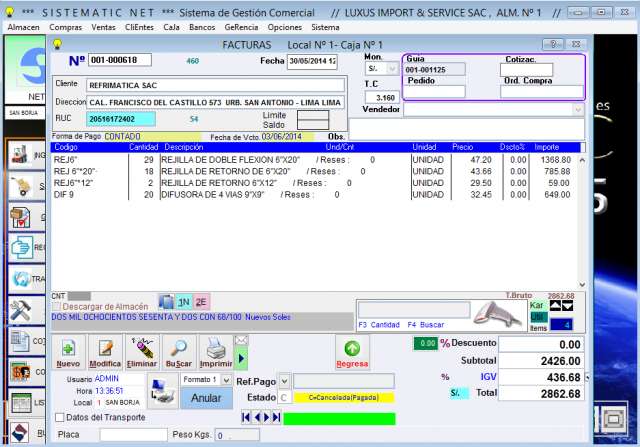 Sistematic Software De Almacen Y Facturacion En Lima Técnicos 571991 9947