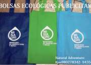 Bolsas ecologicas publicitarias, bolsa de tocuyo, bolsas de notex