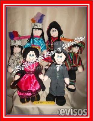 Muñecas y muñecos artesanales hechos a mano, todo tipo de modelos y tamaños