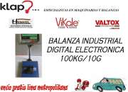 Balanza industrial digital electronica 100kg/10gr valtox