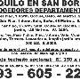 OCASION!!!  ALQUILO ACOGEDORES DEPARTAMENTOS DE 1 y  2 DORMITORIOS EN SAN BORJA