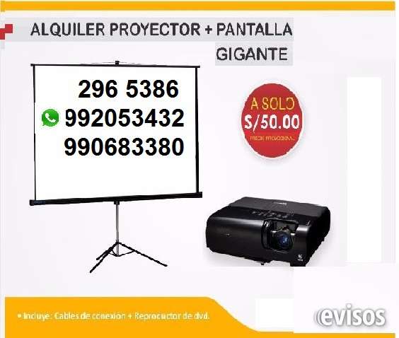 Alquiler proyector multimedia