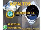 Asfalto rc 250 - quimica chemimport del peru sac, usado segunda mano  Antabamba