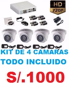 Kit De C Maras De Seguridad En Lima Tv Audio Y Video