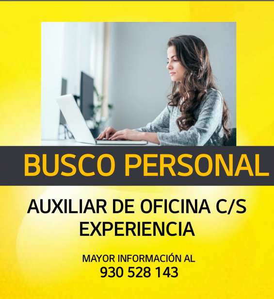Busco personal