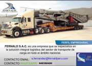 Servicio de transporte de carga a nivel nacional, usado segunda mano  Lima